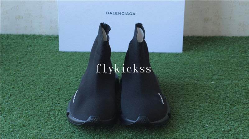 Balenciaga Speed Trainer Sock Race Runners Triple Black